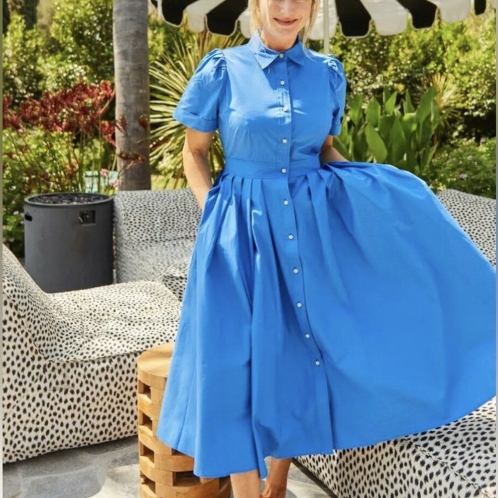 Alexis Blue Midi Dress